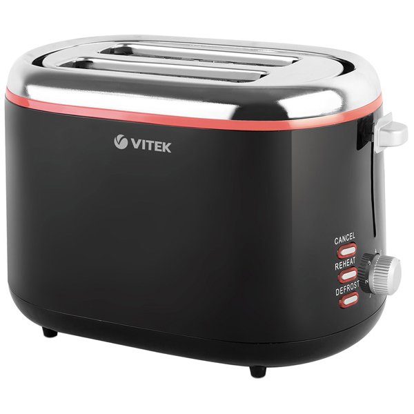 Тостер Vitek VT-7163 чёрный купить,NaN
