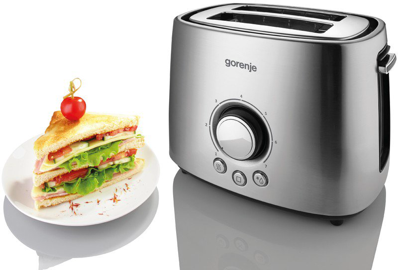 Тостер Gorenje T1000E серебристый купить,NaN