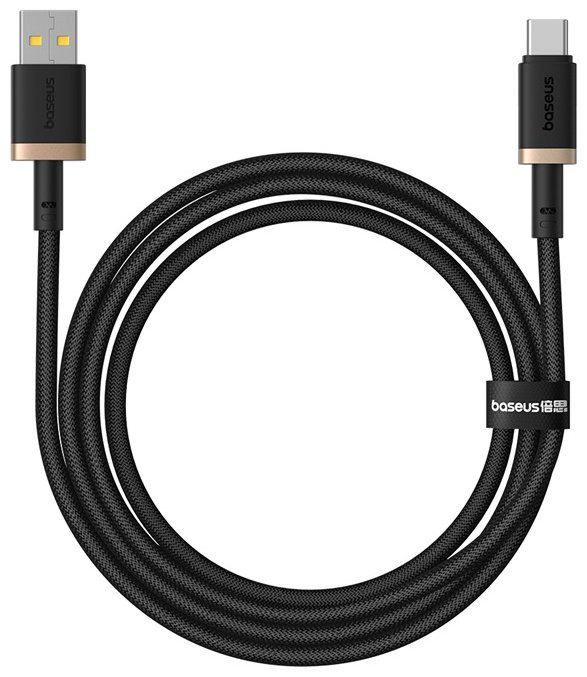Кабель Baseus USB TypeC (M), USB Type-A (M), 1 м, черный купить,NaN