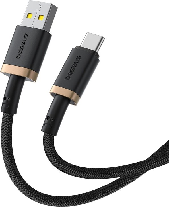 Кабель Baseus USB TypeC (M), USB Type-A (M), 1 м, черный купить,0
