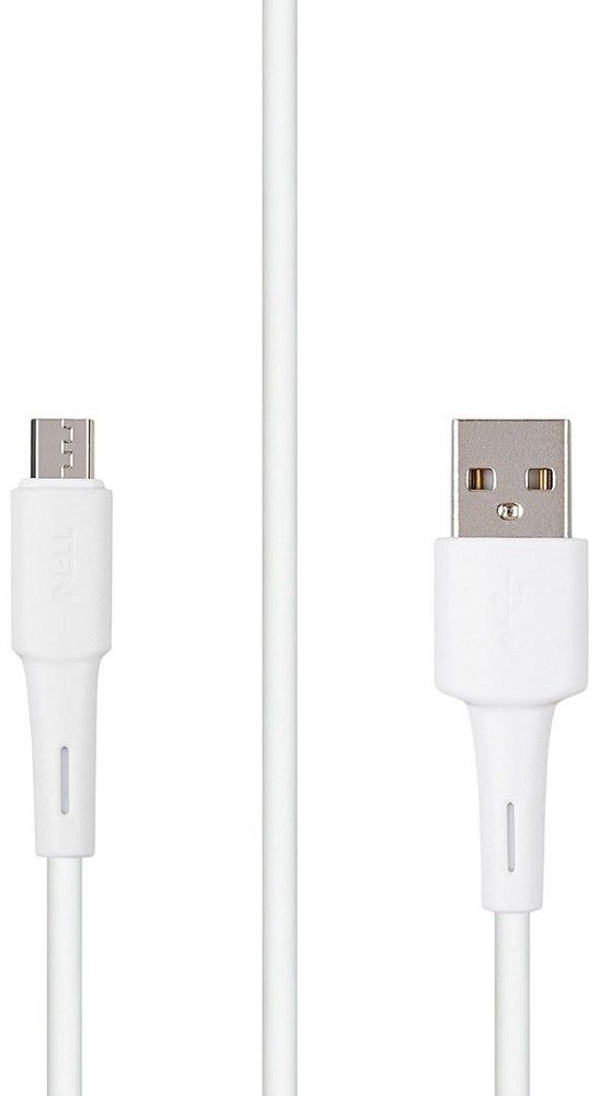 Кабель TFN USB 2.0 (M), micro-USB 2.0 (F), 1 м, белый купить,NaN