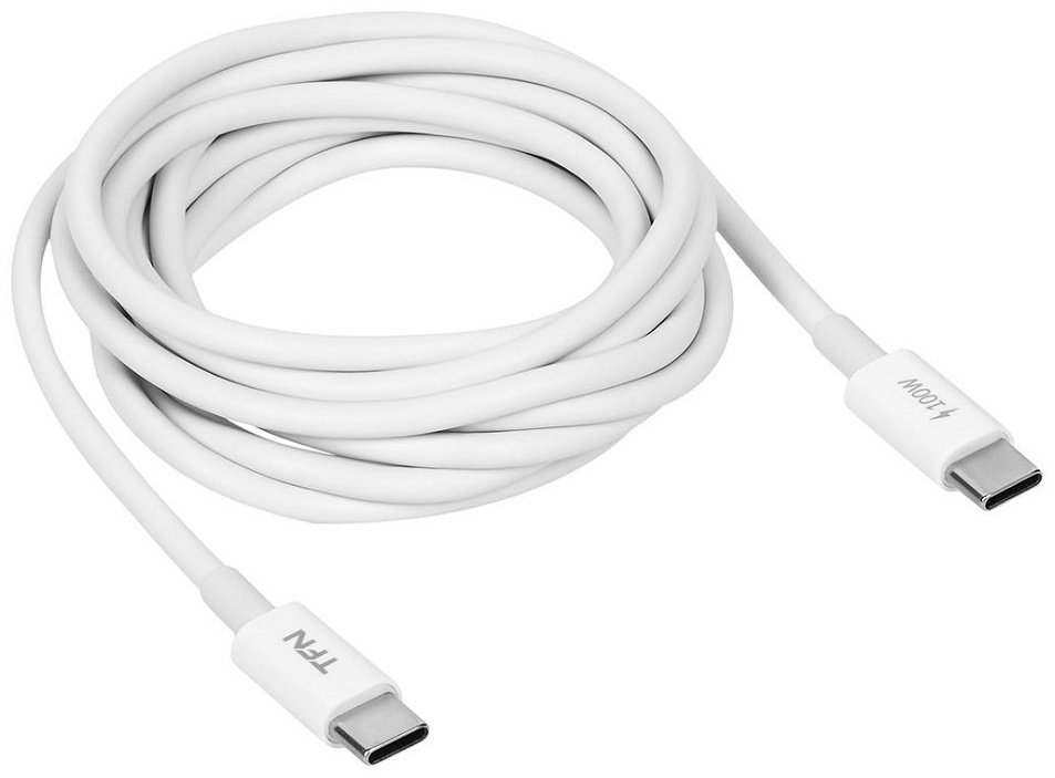 Кабель TFN USB TypeC (M), 2 м, белый купить,NaN