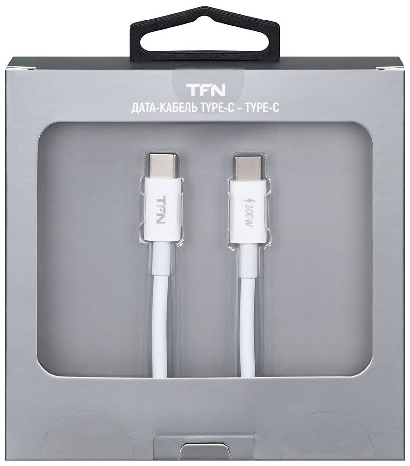 Кабель TFN USB TypeC (M), 2 м, белый купить,0