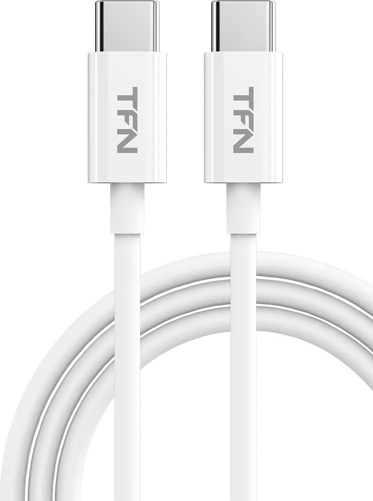Кабель TFN USB TypeC (M), 1 м, белый