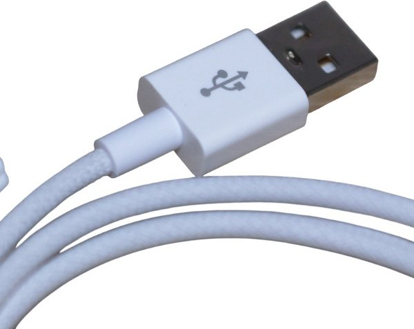 Кабель ARG Lightning, 1 м, белый купить,NaN