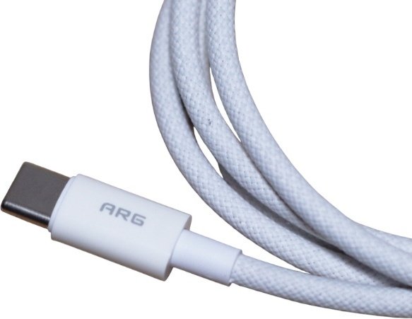 Кабель ARG USB 4 Type-C (M), 1 м, белый купить,0