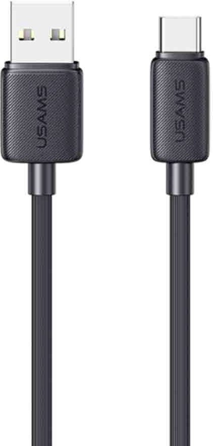 Кабель Usams USB 3.0 (M), USB TypeC (M), 2 м, черный