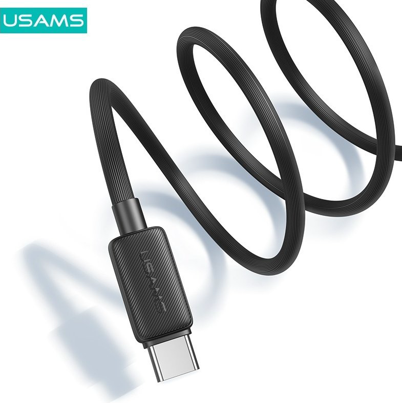 Кабель Usams USB 3.0 (M), USB TypeC (M), 2 м, черный купить,NaN