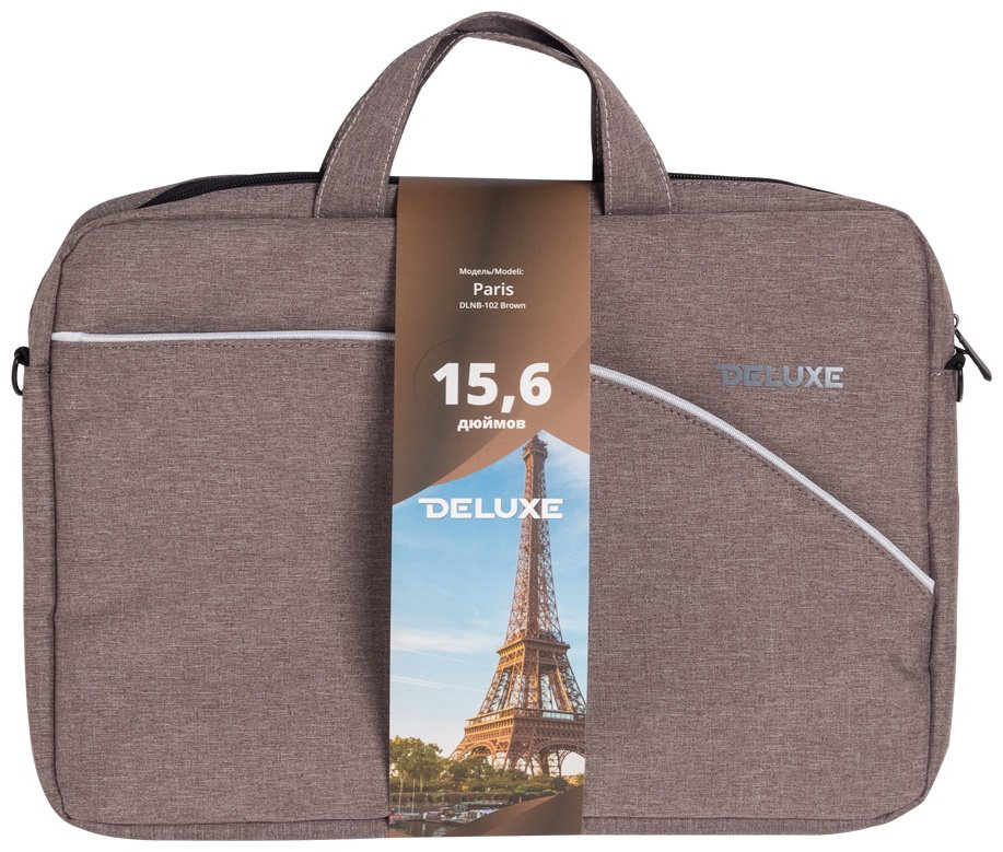 Сумка De Luxe Deluxe Paris до 15.6" коричневый