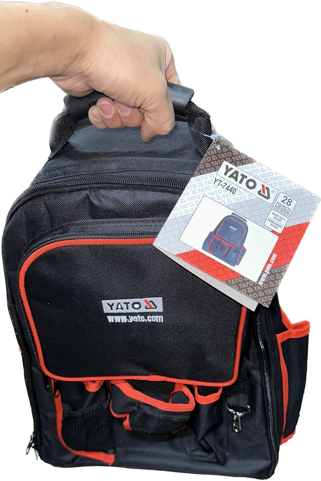 YATO рюкзак YT-7440 черный красный купить,NaN
