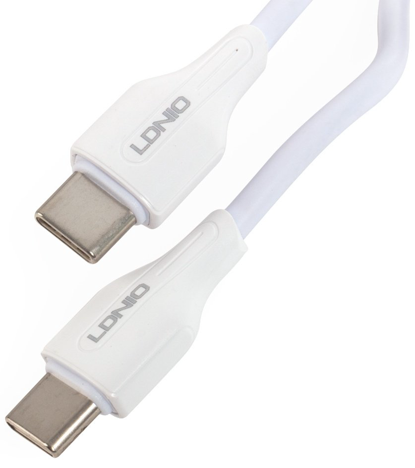 Кабель LDNIO USB TypeC (M), 1 м, белый купить,1299