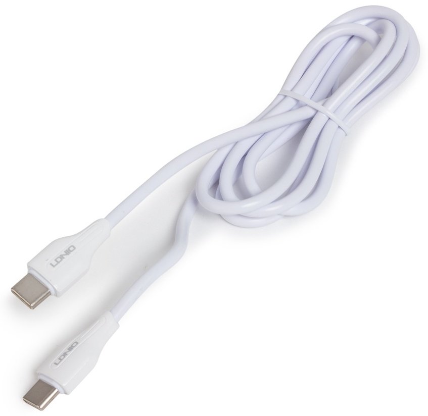 Кабель LDNIO USB TypeC (M), 1 м, белый - ForteMarket Кабель LDNIO USB TypeC (M), 1 м, белый купить,0
