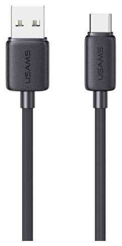 Кабель Usams USB 2.0 (F), USB TypeC (M), 1 м, черный купить,NaN