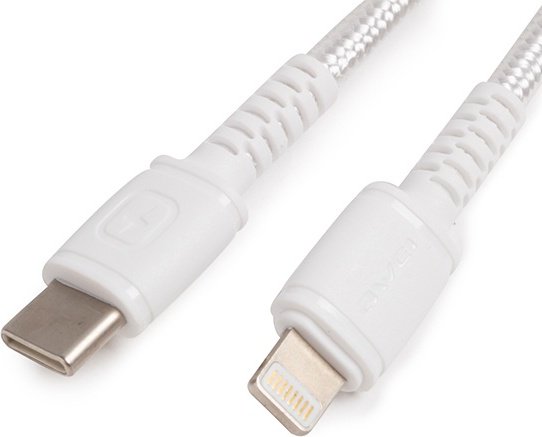 Кабель Awei USB TypeC (M), Lightning, 1 м, белый