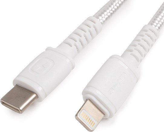 Кабель Awei USB TypeC (M), Lightning, 1 м, белый купить,NaN