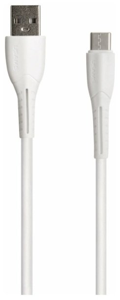 Кабель Usams USB 2.0 (M), USB TypeC (M), 1 м, белый