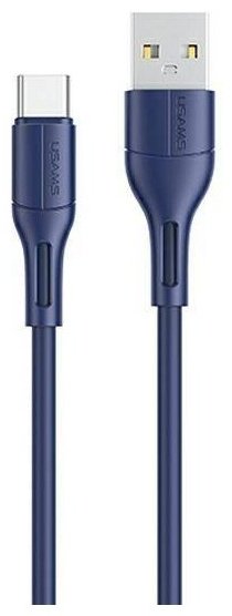 Кабель Usams USB 2.0 (M), USB TypeC (M), 1 м, синий