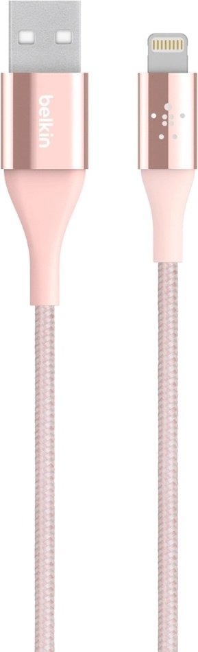Кабель Belkin USB 2.0 (M), Lightning (M), 1.2 м, розовый купить,NaN