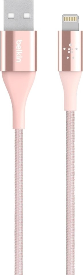 Кабель Belkin USB 2.0 (M), Lightning (M), 1.2 м, розовый купить,NaN