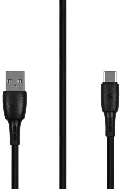 Кабель Carmega USB 2.0 (M), USB TypeC (M), 1 м, черный купить,NaN