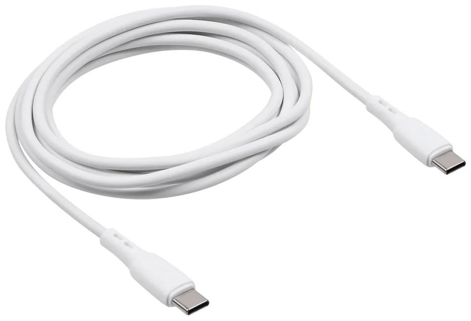 Кабель Carmega USB TypeC (M), 2 м, белый купить,NaN