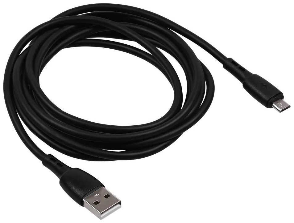 Кабель Carmega USB 2.0 (M), micro-USB 2.0 (F), , черный купить,NaN