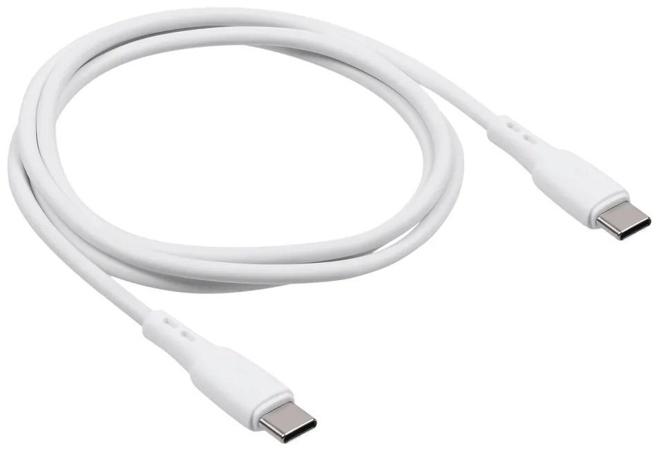 Кабель Carmega USB TypeC (M), 1 м, белый купить,NaN