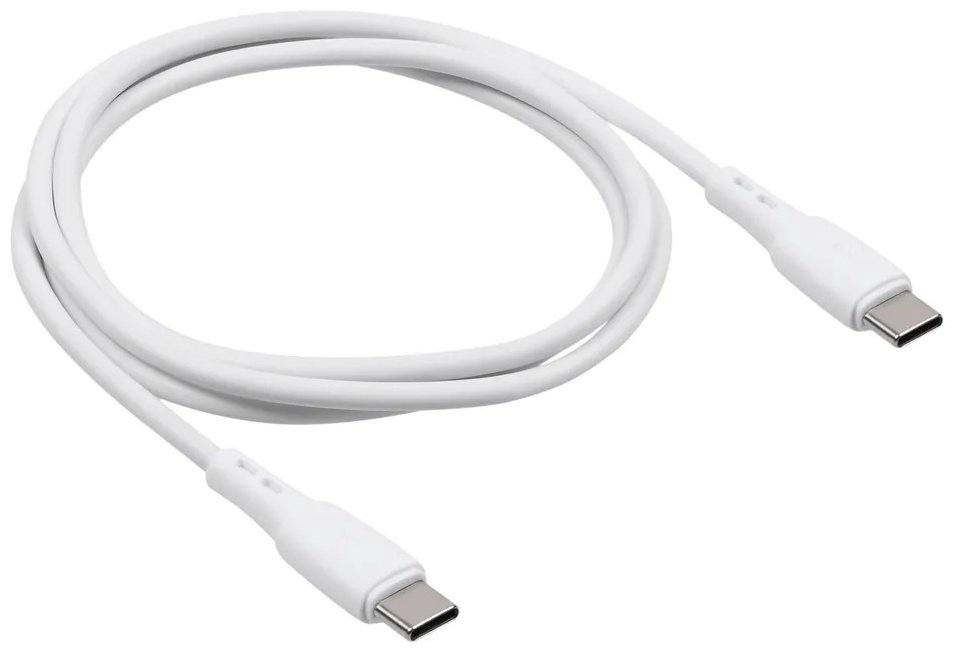 Кабель Carmega USB TypeC (M), 1 м, белый купить,NaN