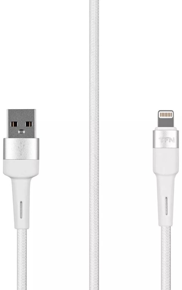 Кабель TFN USB 2.0 (M), Lightning (M), 1.2 м, белый купить,NaN