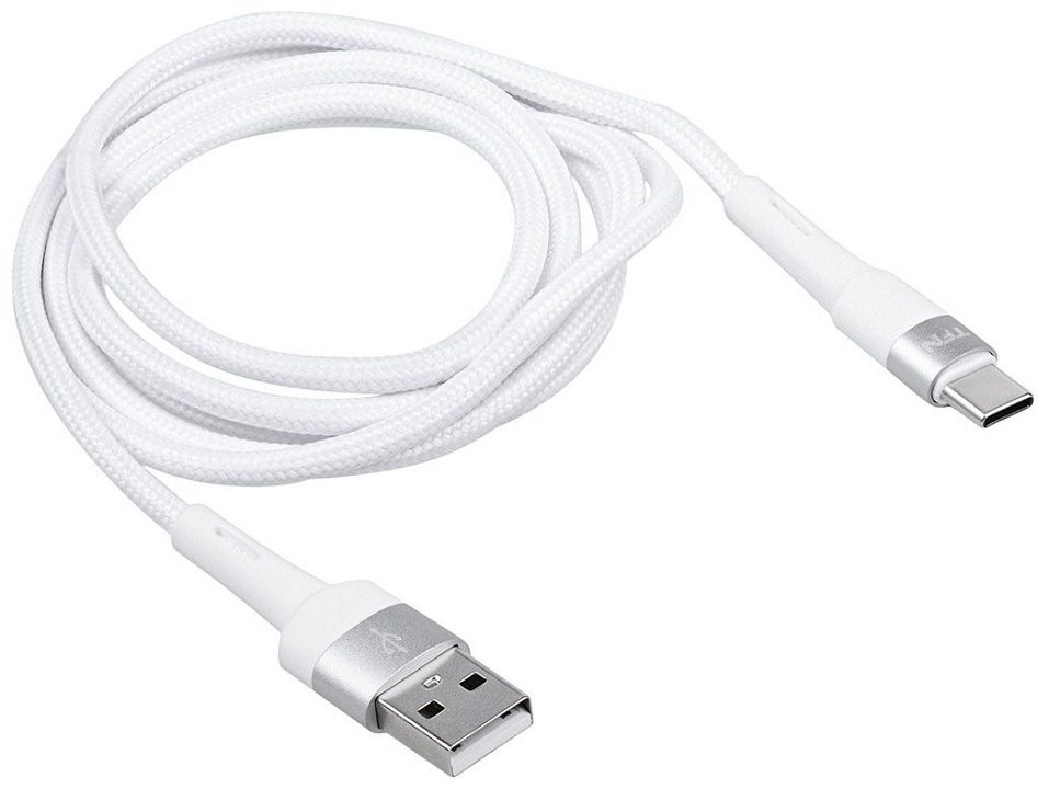 Кабель TFN USB 2.0 (M), USB TypeC (M), 1.2 м, белый купить,NaN