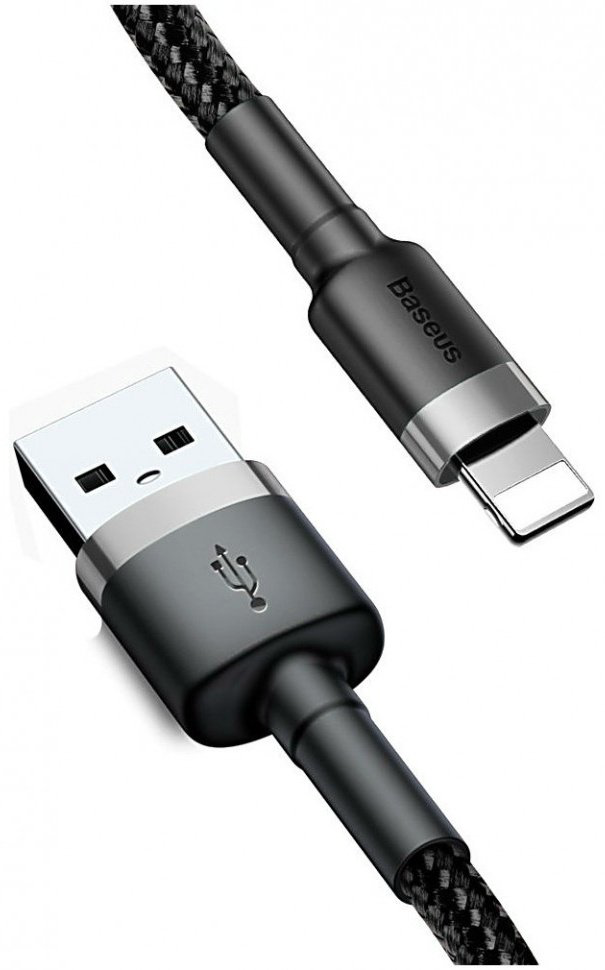Кабель Baseus USB 2.0 (M), Lightning, 3 м, черный купить,NaN