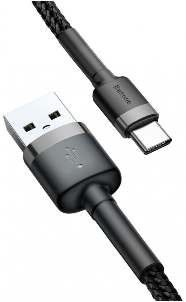 Кабель Baseus USB 2.0 (M), USB TypeC (M), 2 м, черный - ForteMarket Кабель Baseus USB 2.0 (M), USB TypeC (M), 2 м, черный купить,0