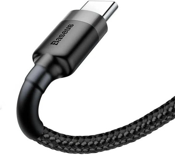 Кабель Baseus USB 2.0 (M), USB TypeC (M), 2 м, черный купить,NaN