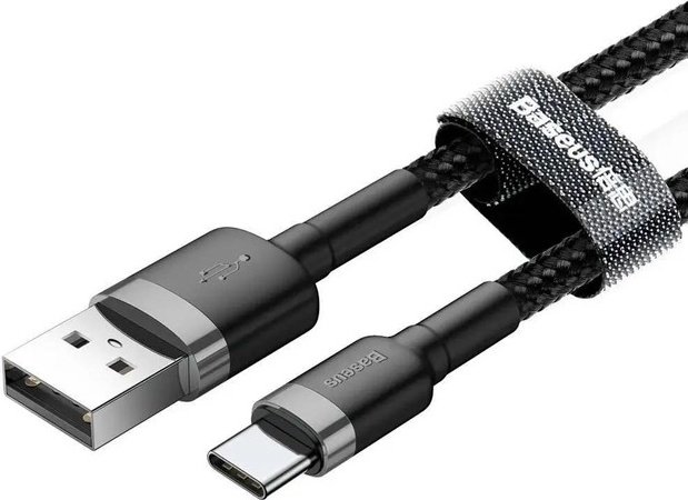 Кабель Baseus USB 2.0 (M), USB TypeC (M), 2 м, черный купить,0