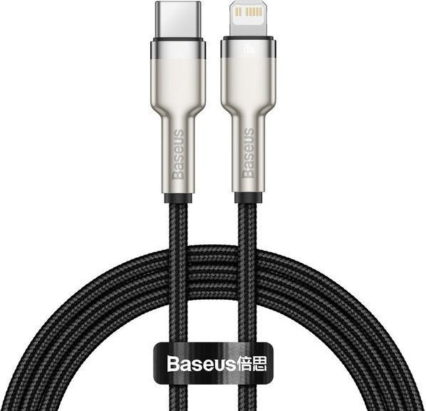 Кабель Baseus Lightning (M), 1 м, черный