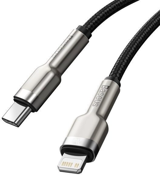 Кабель Baseus Lightning (M), 1 м, черный купить,NaN