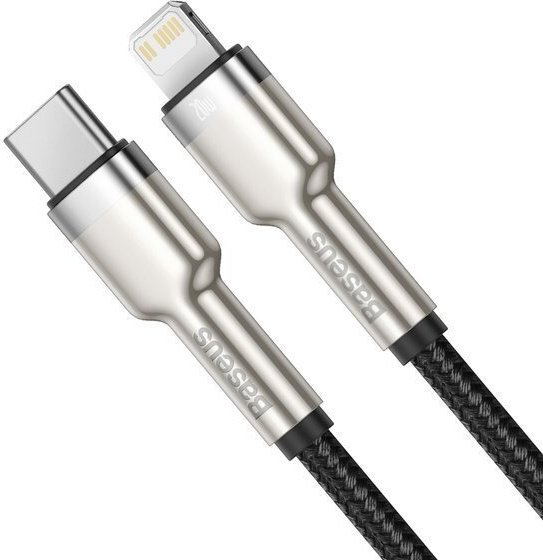 Кабель Baseus Lightning (M), 1 м, черный купить,NaN