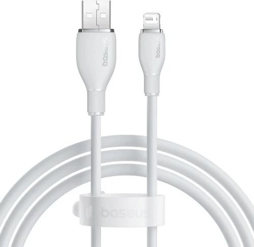 Кабель Baseus USB 2.0 (M), Lightning (M), 2 м, белый