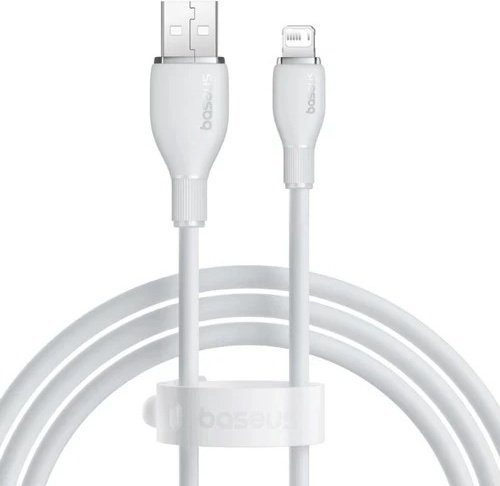 Кабель Baseus USB 2.0 (M), Lightning (M), 2 м, белый