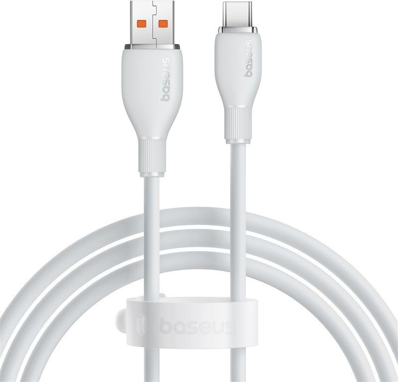 Кабель Baseus USB 2.0 (M), USB TypeC (M), 1.2 м, белый
