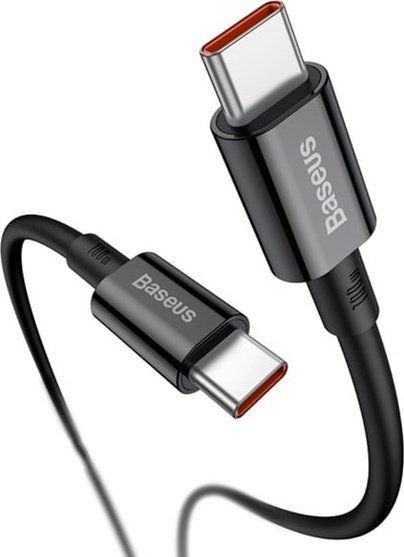 Кабель Baseus USB TypeC (M), 1 м, черный купить,0