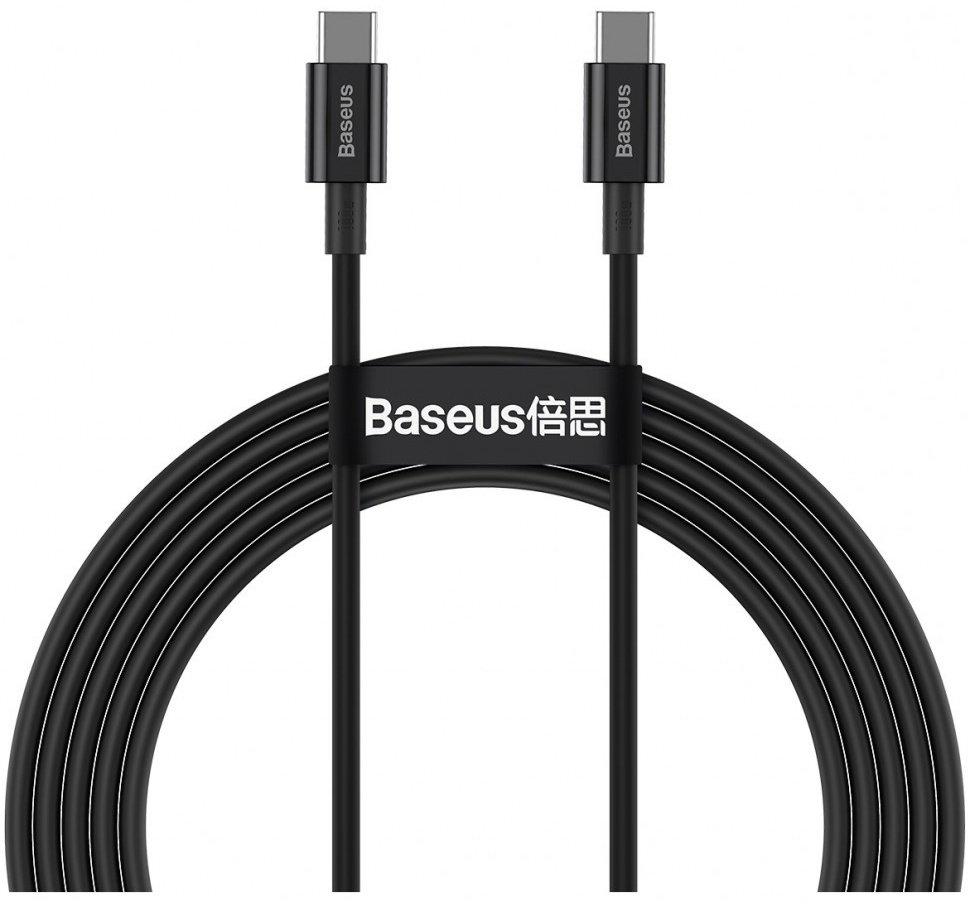 Кабель Baseus USB TypeC (M), 2 м, черный