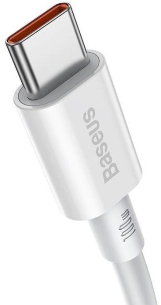 Кабель Baseus USB TypeC (M), 2 м, белый
