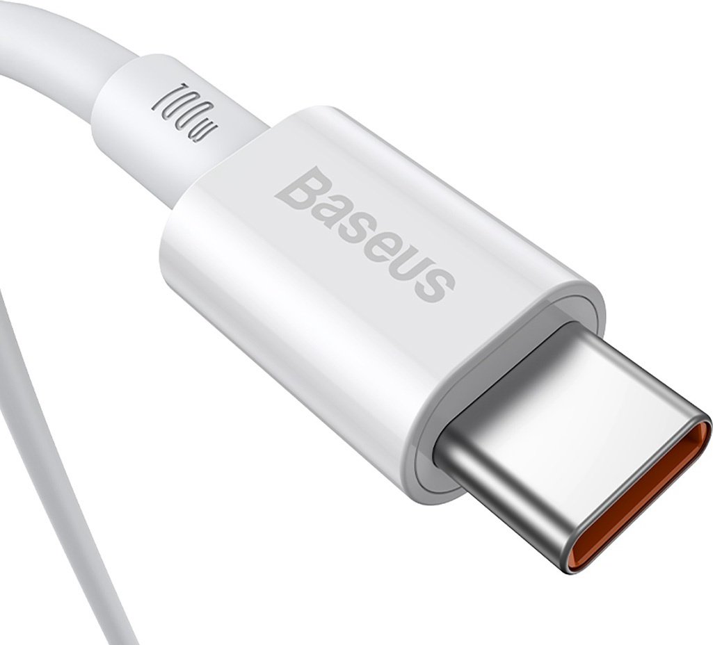 Кабель Baseus USB TypeC (M), 2 м, белый