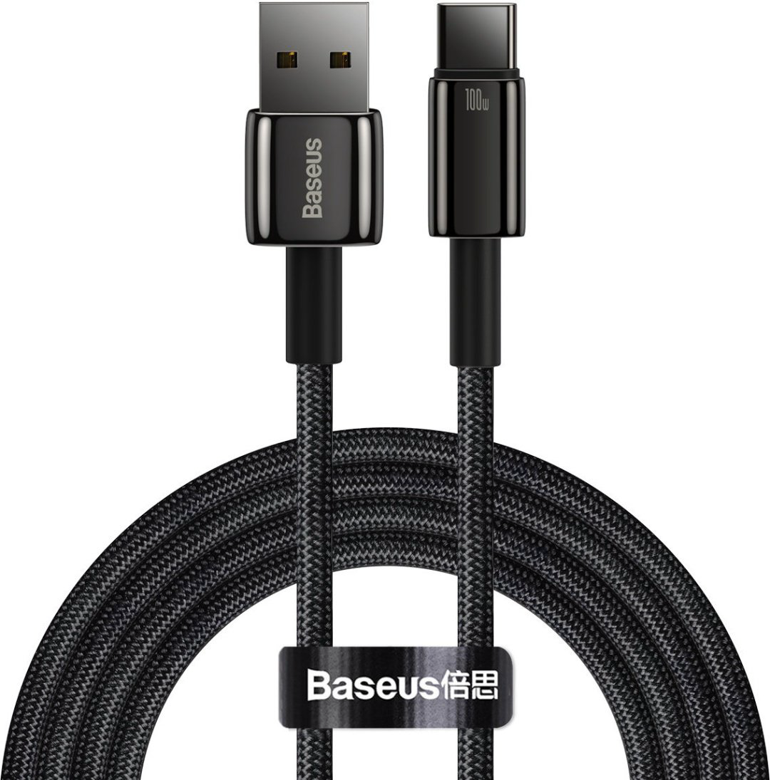 Кабель Baseus USB 3.0 (M), USB TypeC (M), 2 м, черный