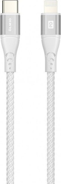 Кабель OLMIO USB TypeC (M), Lightning (M), , белый
