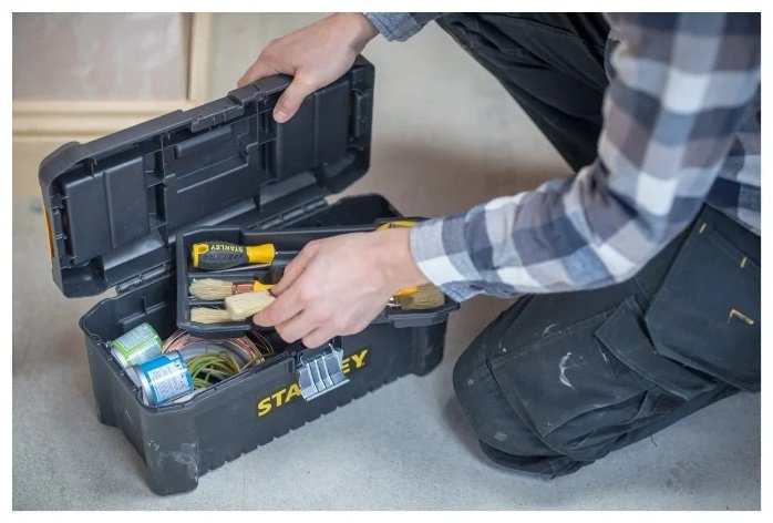 STANLEY ящик с органайзером STST1-75518 Black (20х20х41 см) купить,NaN