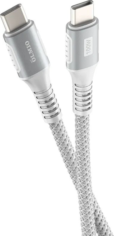 Кабель OLMIO USB TypeC (M), 1.2 м, белый