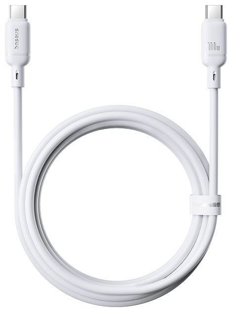 Кабель Baseus USB TypeC (M), 2 м, белый купить,0