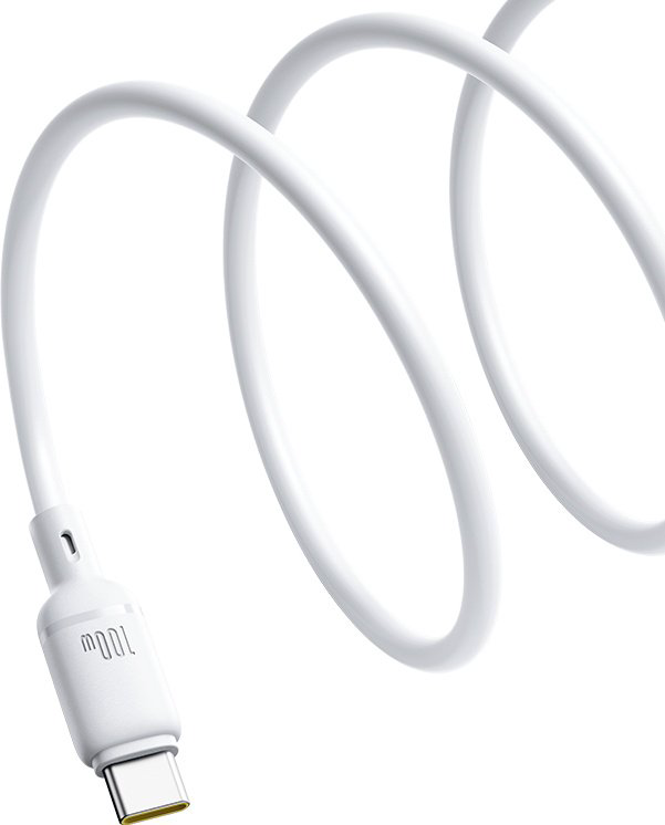 Кабель Baseus USB TypeC (M), 2 м, белый купить,NaN